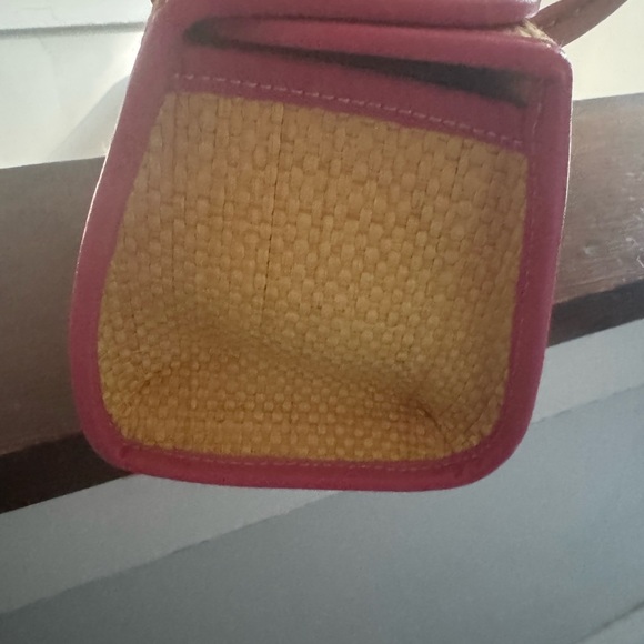 Coldwater Creek Yellow and Blue Woven Shoulder Bag NWOT - Picture 4 of 10